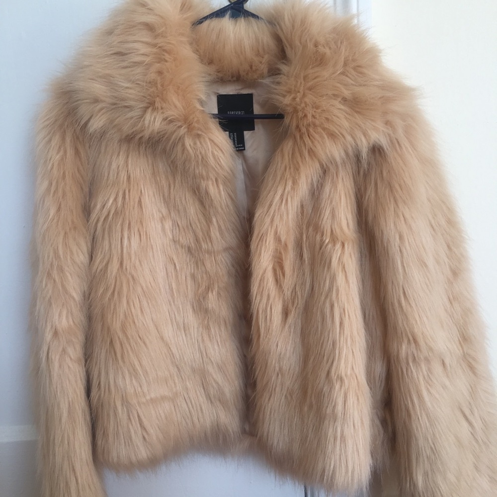 Faux fur coat